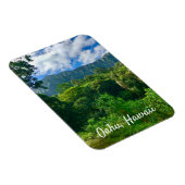 Magnet Flexible Oahu, forêt tropicale d'Hawaii (Côté Droit)