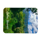 Magnet Flexible Oahu, forêt tropicale d'Hawaii (Horizontal)