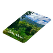 Magnet Flexible Oahu, forêt tropicale d'Hawaii (Côté Gauche)