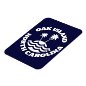 Magnet Flexible Oak Island, Caroline du Nord (Côté Gauche)