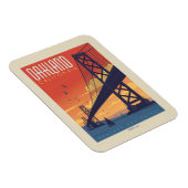 Magnet Flexible Oakland, Californie (Côté Droit)