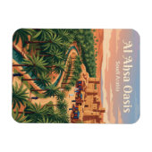 Magnet Flexible Oasis d'Al Ahsa Arabie saoudite (Horizontal)