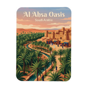 Magnet Flexible Oasis d'Al Ahsa Arabie saoudite
