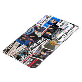 Magnet Flexible Obama 2012 : gros titre (Côté Gauche)