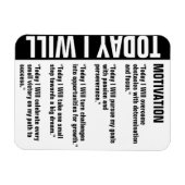 Magnet Flexible Objectifs de motivation Personnaliser de rappel (Horizontal)