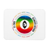 Magnet Flexible Objectifs mondiaux de l'ONU Objectifs climatiques (Horizontal)