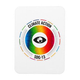 Magnet Flexible Objectifs mondiaux de l'ONU Objectifs climatiques