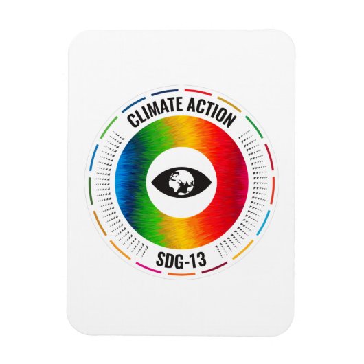 Magnet Flexible Objectifs mondiaux de l'ONU Objectifs climatiques (Vertical)