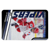 Magnet Flexible Objet de collection pour joueur de hockey sur glac (Horizontal)