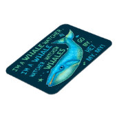 Magnet Flexible Observation des baleines Vacances en famille Crois (Côté Gauche)