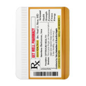 Magnet Flexible Obtenez un Étiquette d'ordonnance sain (Vertical)