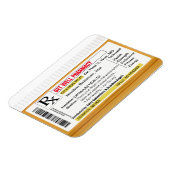 Magnet Flexible Obtenez un Étiquette d'ordonnance sain (Côté Gauche)