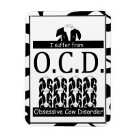 OCD Trouble obsessionnel de la vache Amant amusant