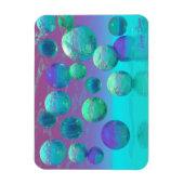 Magnet Flexible Ocean Dreams - Aqua et Violet Ocean Imaginaire (Vertical)