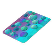 Magnet Flexible Ocean Dreams - Aqua et Violet Ocean Imaginaire (Côté Gauche)
