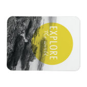 Magnet Flexible Océan | Explorer La Devis Mondiale (Horizontal)