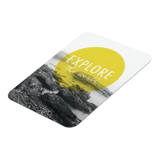 Magnet Flexible Océan | Explorer La Devis Mondiale (Côté Gauche)