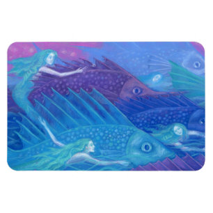 Magnet Flexible Ocean Nomads, Imaginaire marin Mermaids & Poissons