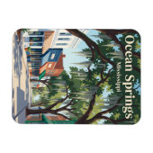 Magnet Flexible Ocean Springs Mississippi (Horizontal)