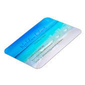 Magnet Flexible Ocean Wave Beach Blue Scene Moderne (Côté Gauche)
