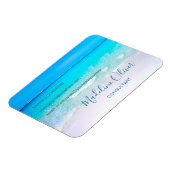Magnet Flexible Ocean Wave Beach Blue Scene Moderne (Côté Gauche)