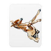 Magnet Flexible Ochre Foal (Vertical)