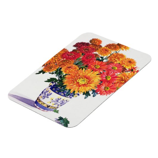 Magnet Flexible Octobre Chrysanthèmes (Côté Gauche)