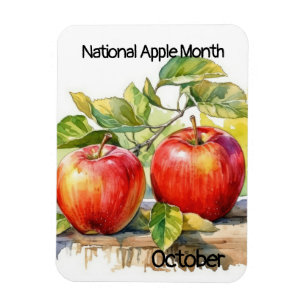 Magnet Flexible Octobre Mois national de la pomme