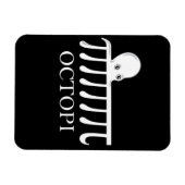 Magnet Flexible Octopi - Funny Pi Octopus Math (Horizontal)