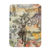 Magnet Flexible Octopus Beach Vacation Victorian Gothic Fun (Vertical)