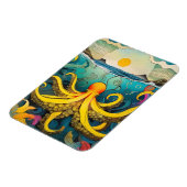 Magnet Flexible Octopus jaune (Côté Gauche)