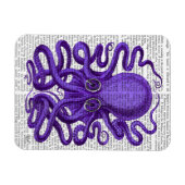 Magnet Flexible Octopus pourpre (Horizontal)