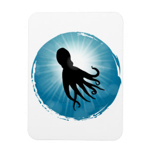 Magnet Flexible Octopus Vie aquatique sous-marine
