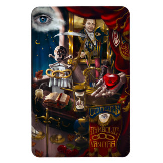 Magnet Flexible Odd Fellows Symbolic Vanitas