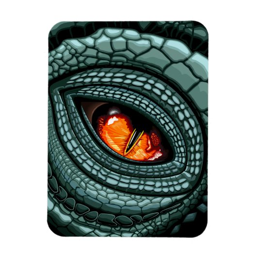 Magnet Flexible Œil de prédateur reptile primitif (Vertical)