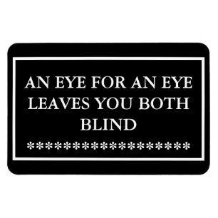 MAGNET FLEXIBLE OEIL POUR UN OEIL FEUILLES VOUS DEUX AVEUGLE MAGNE