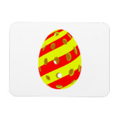 Magnet Flexible Oeuf de Pickleball de Pâques (Horizontal)