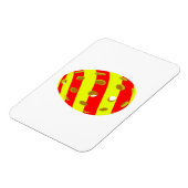 Magnet Flexible Oeuf de Pickleball de Pâques (Côté Gauche)