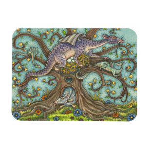 MAGNET FLEXIBLE OEUFS DE DRAGON, FAUTEUILS MÉDIÉVAUX, ART FOLK IMA