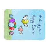 Magnet Flexible Œufs de Pâques volants (Horizontal)