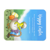 Magnet Flexible OEufs de poulet de Pâques (Horizontal)