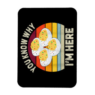 Magnet Flexible Œufs de Thanksgiving farcis drôles Vous savez pour