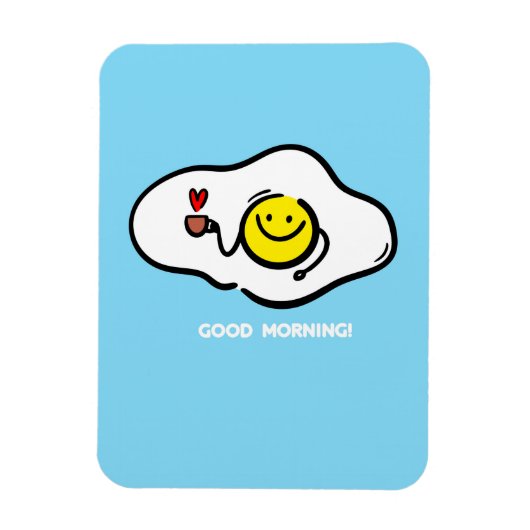 Magnet Flexible OEufs frits le matin (Vertical)