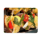 Magnet Flexible Oeufs pochés avec Avocado sur toast (Horizontal)