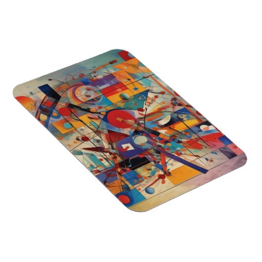Magnet Flexible Oeuvre Abstraite moderne (Côté Droit)