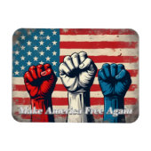 Magnet Flexible Œuvre d'art Make America Free Again (Horizontal)