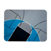 Magnet Flexible Oeuvre de basket-ball cool (Horizontal)
