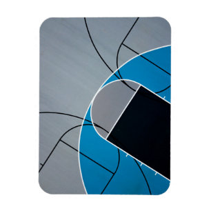 Magnet Flexible Oeuvre de basket-ball cool