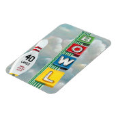 Magnet Flexible Oeuvre de Bowling Alley (Côté Gauche)