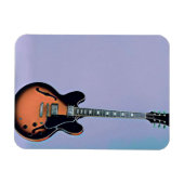 Magnet Flexible oeuvre de guitare vintage (Horizontal)